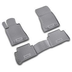 Element Коврики в салон MERCEDES-BENZ E-class W211 (задний привод), 2002-2009, 4 шт. (полиуретан)