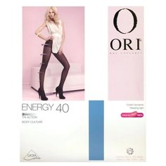 Колготки ORI Energy, 40 den, размер 2-S, nero (черный), 4 пары