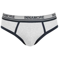 Innamore Набор трусов Слипы Drive с профилированным гульфиком, 2 шт., размер 8, grigio melange