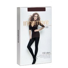 Колготки Innamore Cotton, 150 den, размер 2-S, marrone melange (коричневый), 2 пары