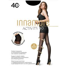 Колготки Innamore Activity, 40 den, размер 2-S, nero (черный), 3 пары