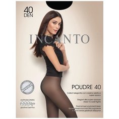 Колготки Incanto Poudre, 40 den, размер 5-XL, nero (черный), 2 пары