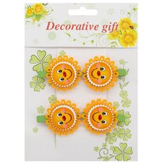 PR Набор декоративных прищепок Decorative Gift, упак./4 шт. (49) АЙРИС пресс