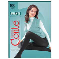 Колготки Conte Elegant Avanti, 100 den, размер 3, mocco (коричневый), 2 пары