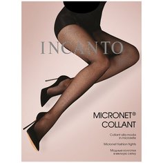 Колготки Incanto Micronet, размер 3-M, nero (черный), 2 пары