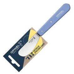 Нож для масла Opinel №117, деревянная рукоять, блистер, нержавеющая сталь, синий, 001937