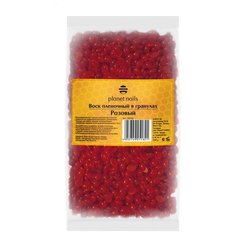 Planet nails Воск горячий пленочный розовый в гранулах 1000 г