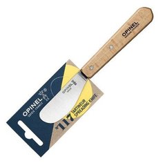 Нож для масла Opinel №117, деревянная рукоять, блистер, нержавеющая сталь, 001933