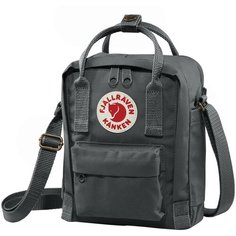 Сумка кросс-боди Fjallraven, текстиль, graphite