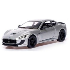 Машинка металлическая Kinsmart 1:38 2016 Maserati GranTurismo MC Stradale KT5395D инерционная / Серый металлик