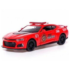 Машинка металлическая Kinsmart 1:38 2017 Пожарный Chevrolet Camaro ZL1 KT5399R инерционная