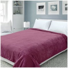 Покрывало 150*200 Happy Family велсофт Волна г/к №77 винный