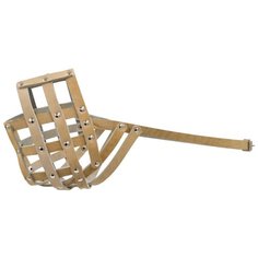 Намордник для собак ZOOexpress 0980 №6, обхват морды 41 см бежевый