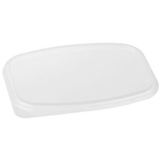 Контейнеры пищевые одноразовые Крышки для одноразовых контейнеров OfficeClean 138*102*5мм, набор 100шт., ПП, прозрачные