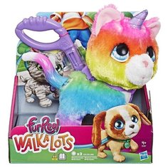 Hasbro Игрушка Котик-единорожек на поводке FurReal Friends E5307EU4