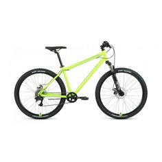 Велосипед горный хардтейл FORWARD SPORTING 27.5 2.2 disc 27,5" 19" ярко-зеленый/серый