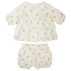 Комплект одежды Сонный Гномик размер 62, молоко