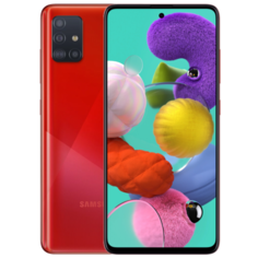 Смартфон Samsung Galaxy A51 64GB, красный