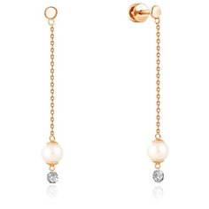 Бронницкий Ювелир Серьги из красного золота 16319894000