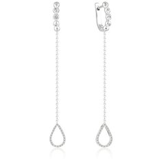 Бронницкий Ювелир Серьги из белого золота 66319480000