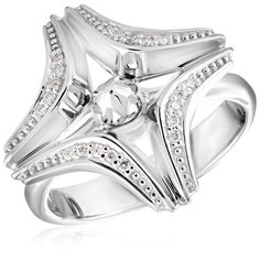 Бронницкий Ювелир Кольцо из белого золота 65319582, размер 17