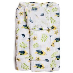 Олант Пеленка муслиновая 120х120 см "Синички"