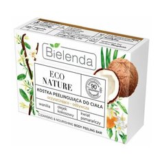 ECO NATURE Ванильное молоко+Кокосовое молоко+Цвет Апельсина скраб-кубик очищ-й и питат-й 80г Bielenda