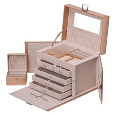 Шкатулка для украшений S-700B-1 золотистый Ismat Decor