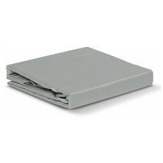 Простыня из сатина светло-серого цвета из коллекции Essential, 240х270 см Tkano