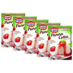Dr.Oetker Десерт Панна Котта, 5шт. Х 67г.