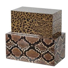 Шкатулки Хищник 2 предмета 35x19x17см ГЛАСАР