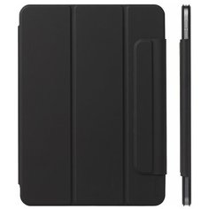 Чехол книжка подставка для планшета iPad Pro 12.9” (2020 / 2021), магнитная застежка, спящий режим, черный Deppa