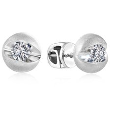 Бронницкий Ювелир Серьги из белого золота 66319782000