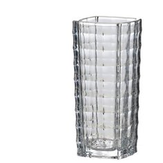 Ваза 7x7x15см, стекло, Glasar ГЛАСАР