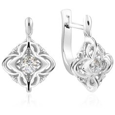 Бронницкий Ювелир Серьги из белого золота RD66319371000