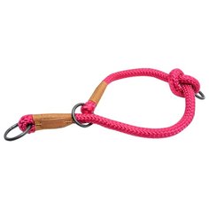 Ошейник для собак GREAT&SMALL Rope 9х450мм розовый
