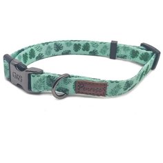 Ошейник для собак GREAT&SMALL Palm 25х450-650мм зеленый