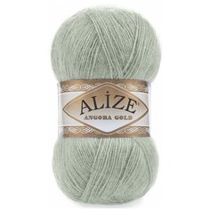 Пряжа Alize Angora Gold однотонная, 20 % шерсть, 80 % акрил, 100 г, 550 м, 515 миндаль