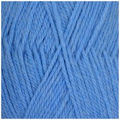 Пряжа для вязания ПЕХ Джинсовый Ряд (50% шерсть, 50% акрил) 10х100г/250м цв.777 т.голубой меланж Пехорка ПЕХ.ДЖИН.Р.777