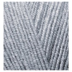Пряжа для вязания Ализе LanaGold Fine (49% шерсть, 51% акрил) 5х100г/390м цв.021 серый меланж ALIZE LANA.GOLD.F.021