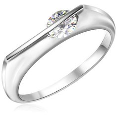 Бронницкий Ювелир Кольцо из белого золота 65319150, размер 16.5