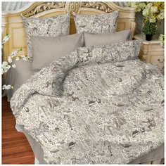 Постельное белье Balimena, дизайн Crazy Birds Дуэт (Семейный) с 2 наволочками 70x70