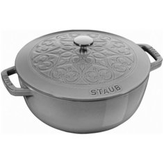 Кокот Staub "Лилия", 24 см, 3,6л, серый графит 11212418