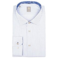Рубашка JACQUES BRITT размер 45 белый/синий