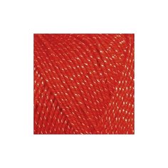 Пряжа для вязания ПЕХ Мерцающая (96% акрил, 4% метанит) 5х100г/430м цв.006 красный Пехорка