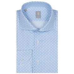 Рубашка JACQUES BRITT размер 45 голубой/белый