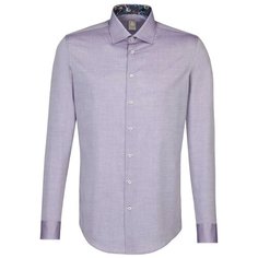 Рубашка JACQUES BRITT размер 45 серый/фиолетовый