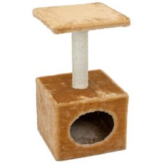 Когтеточка для кошек FOXIE Домик 30x30x57см