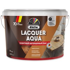 Лак Dufa Lacquer Aqua интерьерный матовый полиакриловый бесцветный 9 л
