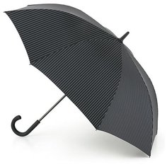 G451-2162 BlackSteel (Черный с серым) Зонт мужской трость полуавтомат Fulton